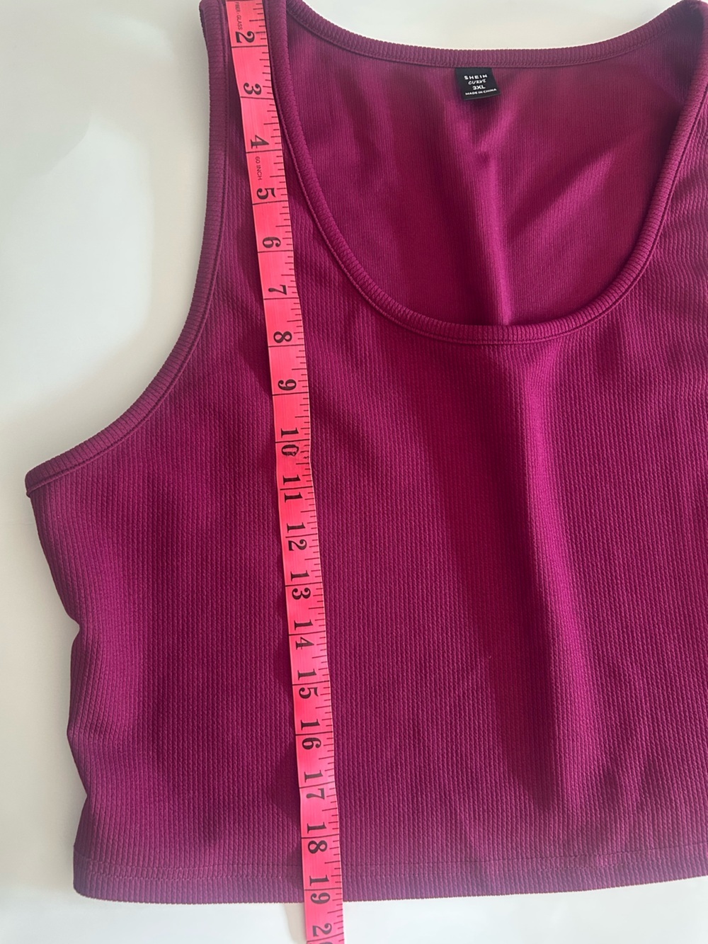 NWOT Ribbed Tank & Shorts Set Deep Pink - Picture 8 of 9